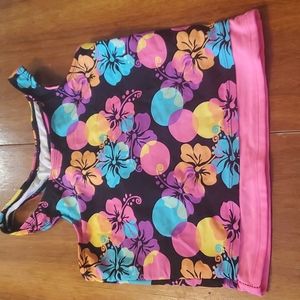 Bathing Suit Flower Top Size 14